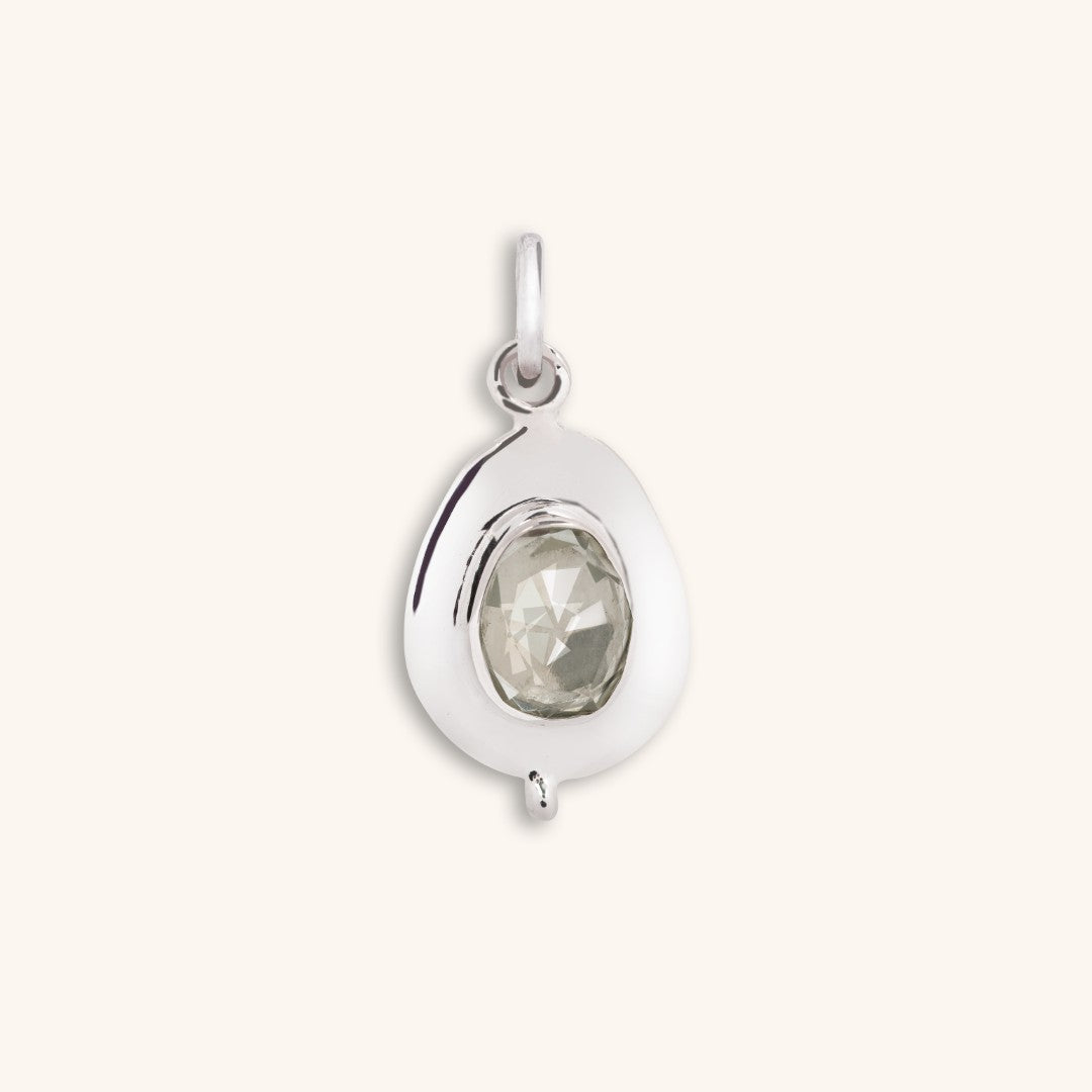 Origins • Silver Green Amethyst Pendant