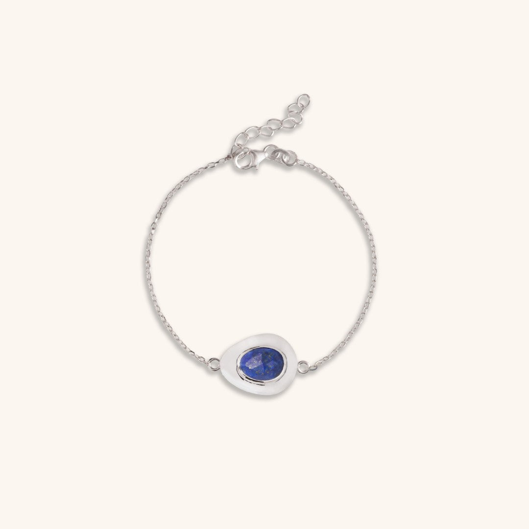 Origins • Silver Lapis Lazuli Bracelet