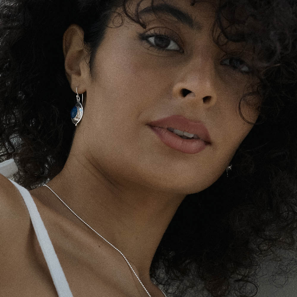 Origins • Silver Lapis Lazuli Earrings