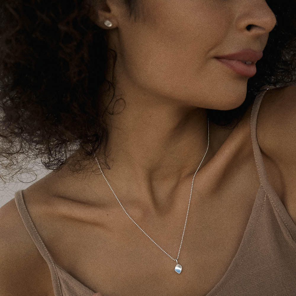 Zephyr • Silver Drift Pendant