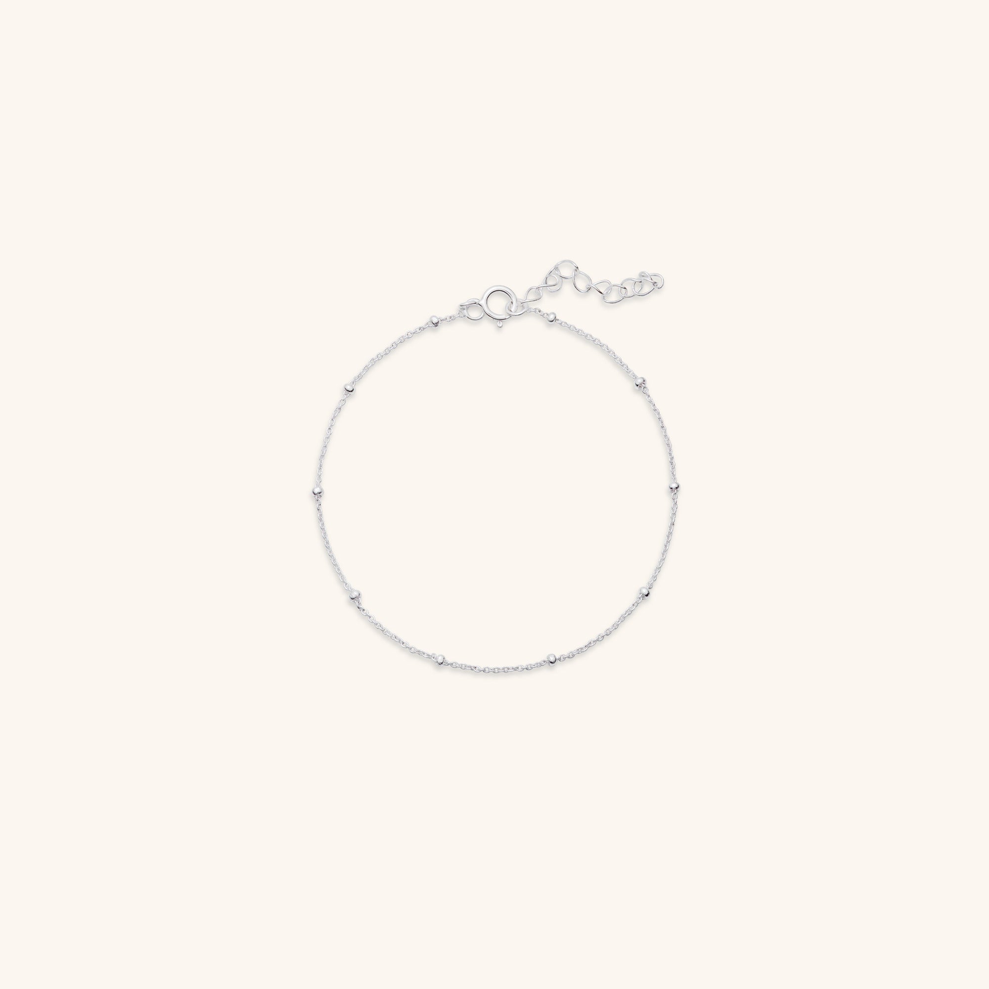 sterling silver satellite ball bracelet
