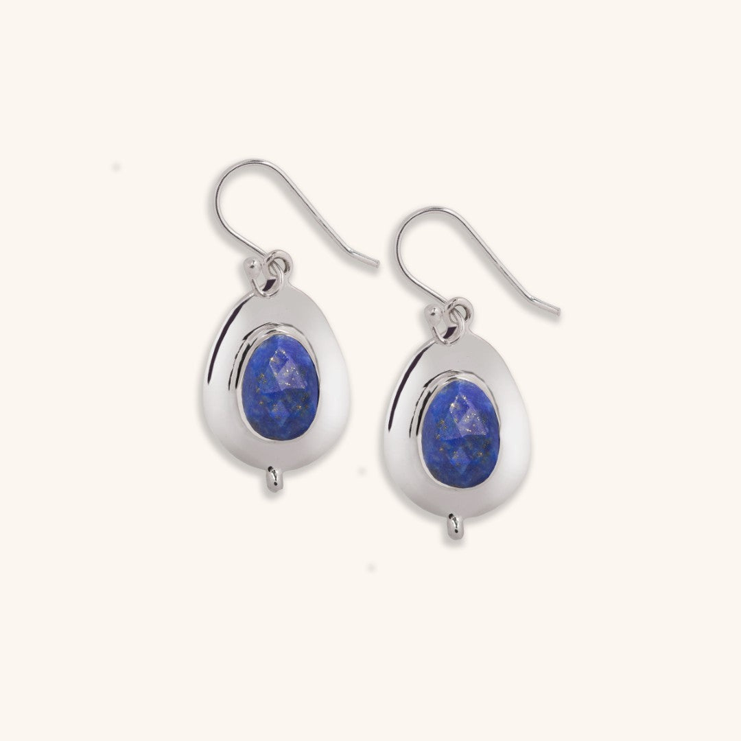 Origins • Silver Lapis Lazuli Earrings