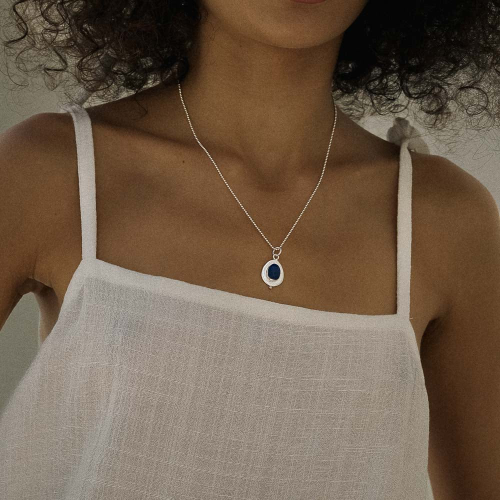 Origins • Silver Lapis Lazuli Pendant