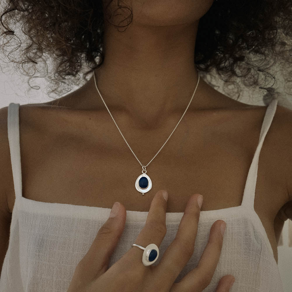 Origins • Silver Lapis Lazuli Pendant