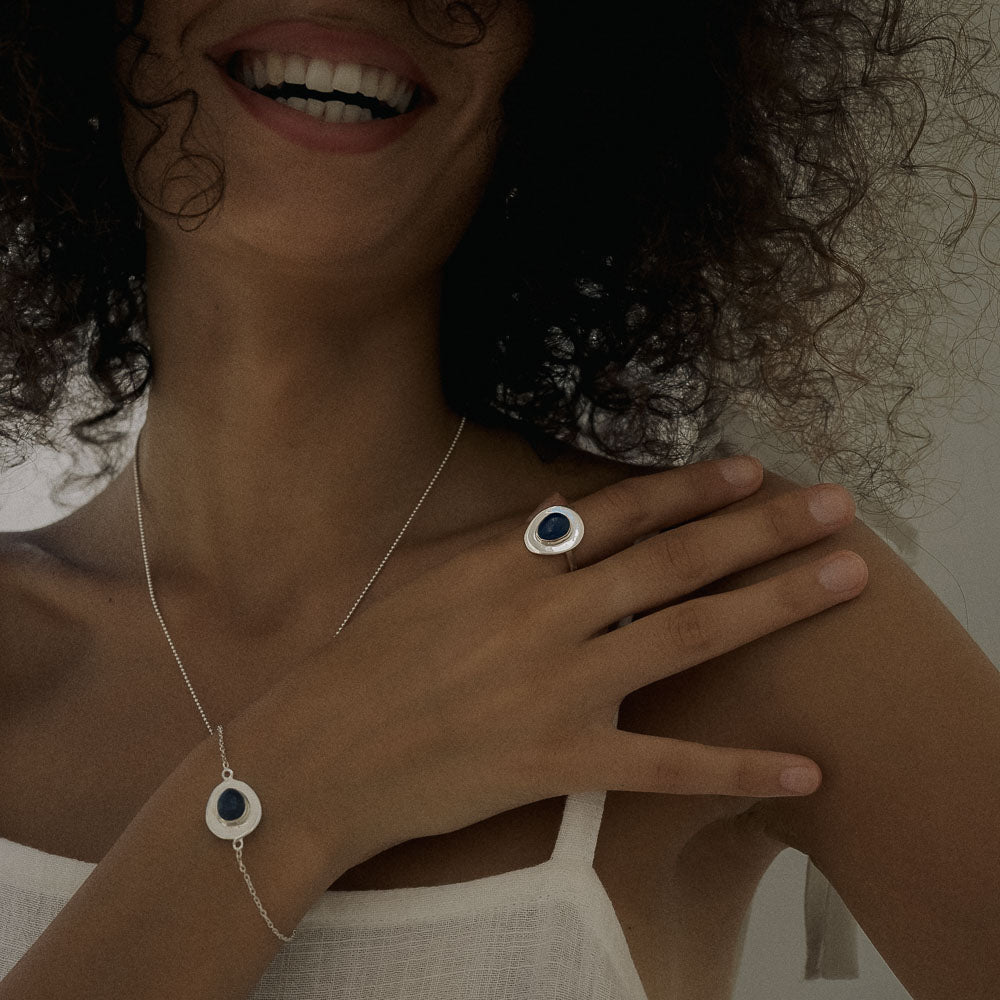 Origins • Silver Lapis Lazuli Ring