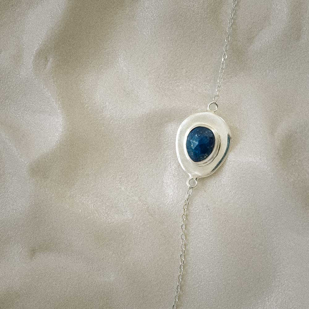 Origins • Silver Lapis Lazuli Bracelet