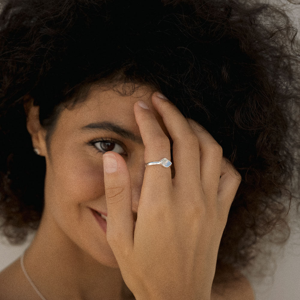 Zephyr • Silver Drift Ring