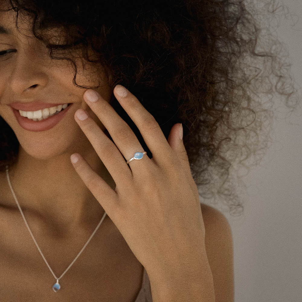 Zephyr • Silver Drift Ring